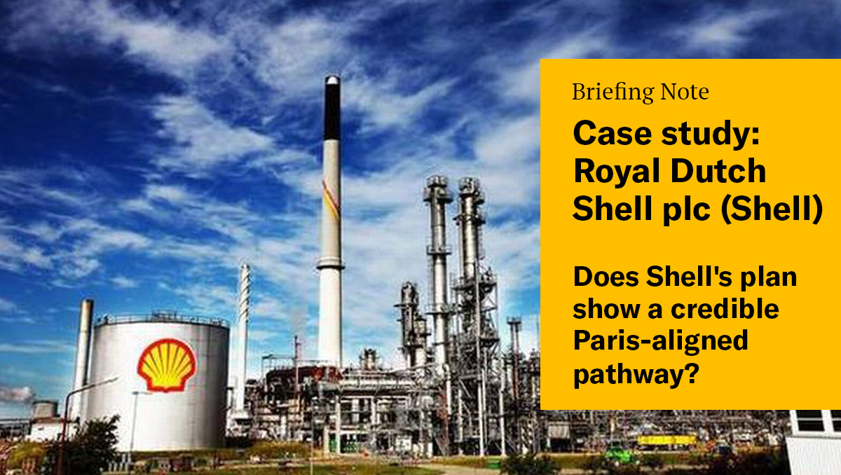 Case study Royal Dutch Shell plc (Shell) ACCR