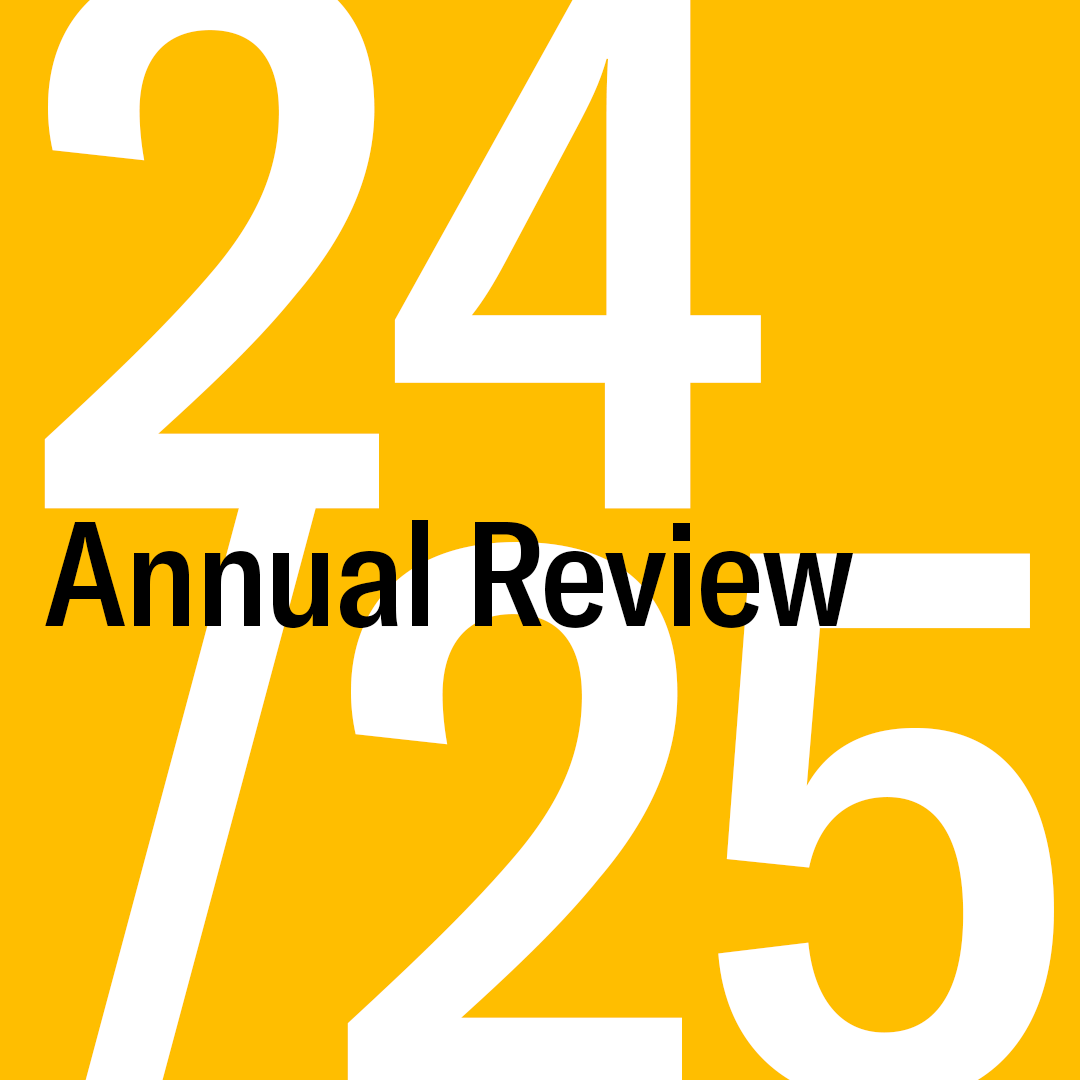 Cover page of the ACCR Annual Review FY24/25 publication.