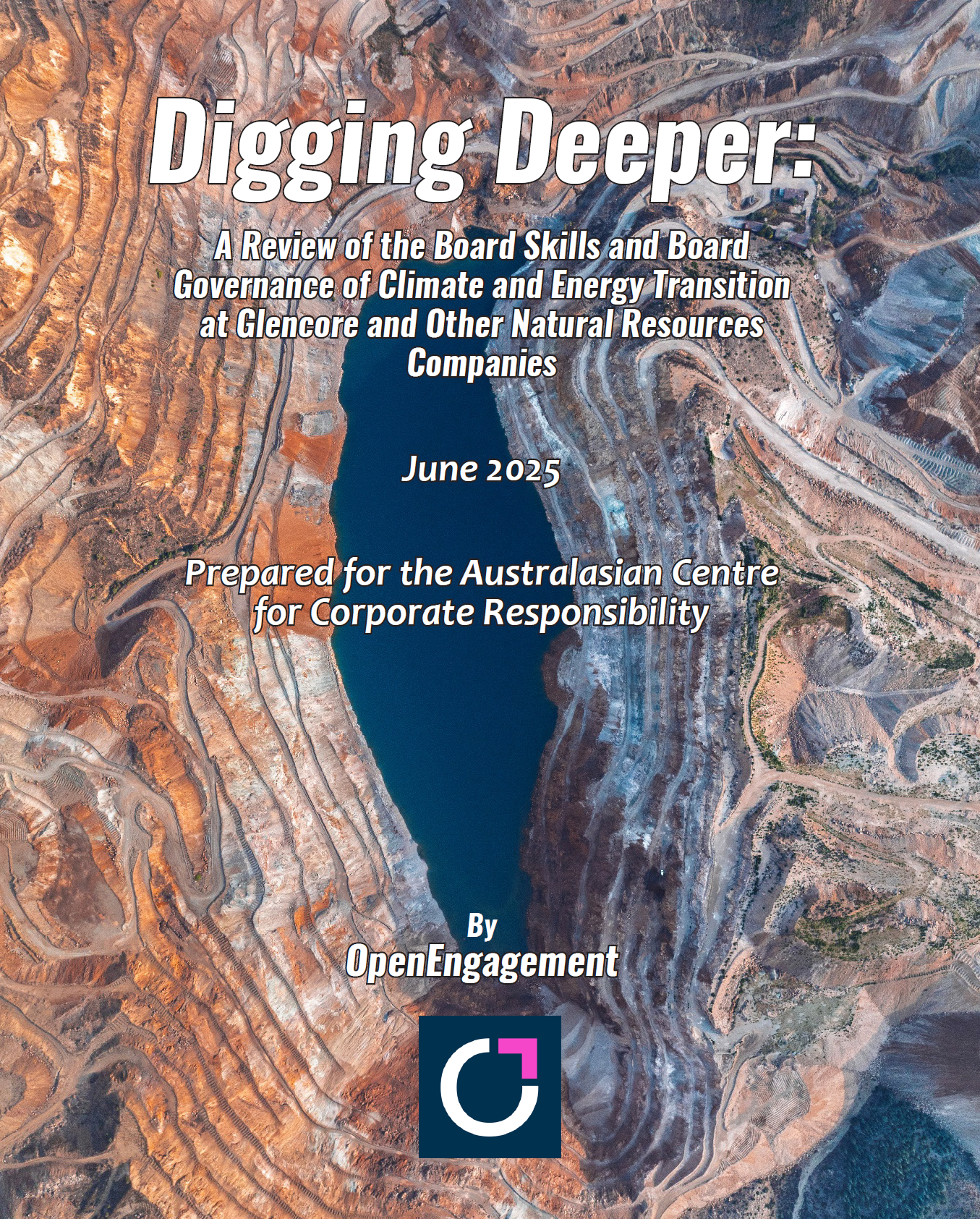 Cover page of the Investor Bulletin: The climate governance gaps of Glencore and its peers publication.