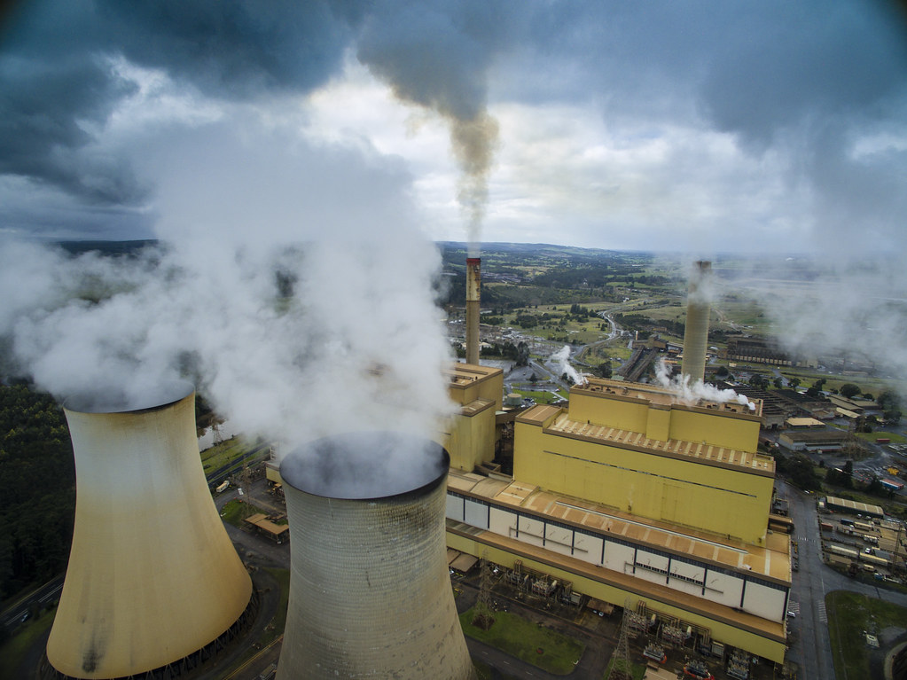 Yallourn power station by Jeremy Buckingham MLC is licensed under CC BY 2.0 